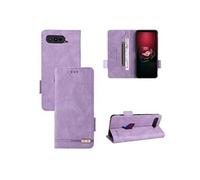 Etui Pour ZURSANA ASUS ROG5/ZS673KS Protection Complète Avec Porte-cartes Kickstand Housse De Protection Coque En Cuir Folio Flip Insertion De Carte