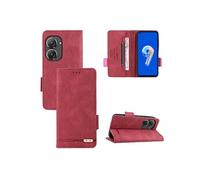 Etui Pour ZURSANA ASUS Zenfone 9 Protection Complète Avec Porte-cartes Kickstand Housse De Protection Insertion De Carte Coque En Cuir Folio Flip -