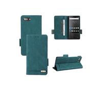 Etui Pour ZURSANA Key2 Insertion De Carte Coque En Cuir Folio Flip Avec Porte-cartes Kickstand Housse De Protection Protection Complète - Vert