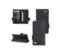 Etui Pour ZURSANA Key2 Insertion De Carte Coque En Cuir Folio Flip Avec Porte-cartes Kickstand Housse De Protection Protection Complète - Noir