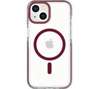Étui Premium pour IPHONE 15 Haute Qualité Transparent Bordeaux Par Tech21 Evo
