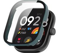 Étui Protecteur Pour Xiaomi Redmi Watch 5 ¿ Pc + Film Trempé, Ultra-Fin Anti-Rayures, Accès Recharge Sans Retrait, Vert Pin