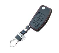 Étui Protection Clé Voiture Anneau pour Ford pour Focus 2 3 4 MK2 MK3 MK4 Ford Kuga pour Edge Ford Mondeo pour Fusion pour Ecosport pour Fiesta Porte-Clés Voiture(A Style Black)