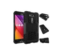 Etui ProteKtoR Asus ZenFone 2 Laser ZE500KL 5 pouces Total noir avec stand - Housse coque de protection Silicone avec stand Asus ZenFone 2 5 Laser -