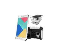 Etui ProteKtoR Samsung Galaxy A5 2016 4G blanc/noir avec stand - Housse coque de protection Silicone avec stand Galaxy A5 version 2016 - Accessoires