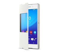 Etui Rabat avec fenêtre Sony Protection Window SCR30 Xperia Z3 Plus Blanc E6553