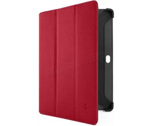Etui rabat We pour Galaxy Tab 2 - 10" (Rouge)