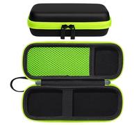 Etui rasoir électrique Compatible avec Braun Series 7/Series 5/Series 3 - Pochette Noir transport rangement housse Fermeture à Double Zip Sangle Phonillico®