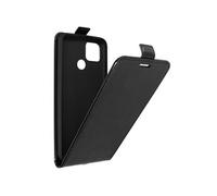 Etui Realme C21Y et C25Y Clapet Vertical Porte-carte Effet Cuir de Cheval Noir Noir