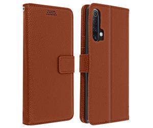 Étui Realme X3 Superzoom / X50 / 6 Pro Porte-carte Support Vidéo Dragonne marron