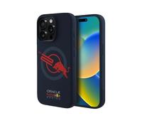 Etui Red Bull iPhone 15 Pro Silicone Bleu Marine