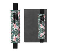 Étui réglable en cuir avec motif licorne et cheveux roses pour stylo, journal, calendrier, tablette, marque-page et porte-crayon
