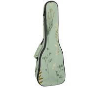 Étui rembourré pour ukulélé de concert de 58,4 cm, motif Bokeh pailleté, avec rangement et bretelles, Multicolore 05, 25.9x9x3.1in/66x23x8cm, Organiseur de sac