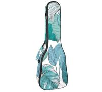 Étui rembourré pour ukulélé de concert de 58,4 cm, motif Bokeh pailleté, avec rangement et bretelles, Multicolore 09, 25.9x9x3.1in/66x23x8cm, Organiseur de sac