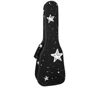Étui rembourré pour ukulélé de concert de 58,4 cm - Motif puzzle coloré - Imperméable et durable, Multicolore 09, 25.9x9x3.1in/66x23x8cm, Organiseur de sac