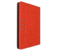 Avizar Étui Rétro pour Tablette 10 pouces Support Réglable et Porte-Carte Rouge