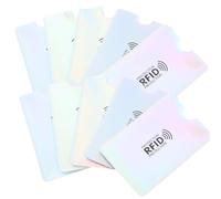 Étui Rfid pour Carte D’identité et Bancaire, Lot de 10, Pet Aluminium Pe