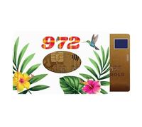 Etui rigide 1 carte couleur motif cartmada - Color Pop - France