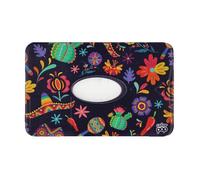 Etui rigide anti-RFID 1 carte - Color Pop - ""Sombrero"" - Fabriqué en France - Protection carte bancaire - 6 x 9,1 cm - Gamme Latino