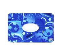 Étui rigide anti-RFID - Color Pop - Collection Foot ""Foot bleu"" - Format compact - Fabrication française