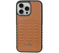 Étui Rigide - AUDI - iPhone 14 Pro Max 6,7 - Cuir Synthétique - Marron - Compatible iPhone 14 Pro Max