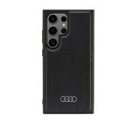 Étui Rigide - Audi - Samsung S24 Ultra S928 - Cuir Synthétique - MagSafe - Noir Mat