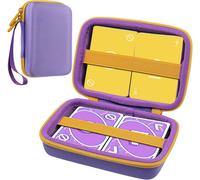 Étui Rigide Compatible Avec Jeux De Uno Cartes,Étui Rigide D'une Capacité Maximale De 300 Cartes-Sans Les Cartes(Violet,Étui Uniquement)