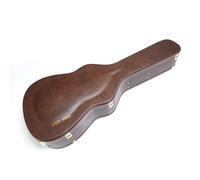 Étui rigide de qualité supérieure pour guitare acoustique Gibson série D ou 104 cm, avec intérieur en peluche, cuir imperméable, compartiment de rangement (C-marron)