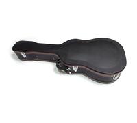 Étui rigide de qualité supérieure pour guitare acoustique Gibson série D ou 104 cm, avec intérieur en peluche, cuir imperméable, compartiment de rangement (B-Noir), B-noir