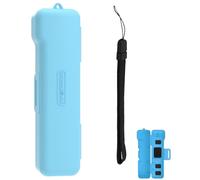 Étui rigide de voyage avec fente de rangement magnétique pour DJI Osmo Pocket 3, peut contenir 2 cartes microSD et 3 filtres d'objectif, étui de protection avec lanière pour Pocket 3 Accessoires pour