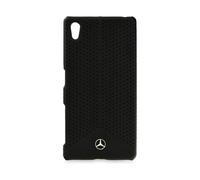Étui rigide en cuir Mercedes Pure Line, noir - Sony Xperia Z5 / Z5 Dual