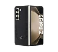 Étui rigide en cuir Mercedes Urban Line, noir - Samsung Galaxy Z Fold 5