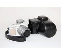 Étui rigide en cuir pour appareil photo,sangle de poignée,pour OLYMPUS Pen E-PL7 EPL7 E-PL8 EPL8 E-PL9 EPL9 - Type Black
