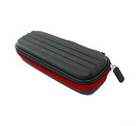 Étui rigide en EVA avec 6 emplacements pour pointe souple en acier, portable pour sac de fléchettes, support pour tiges, accessoires de vol, rangement de voyage (rouge)