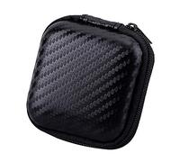 Étui rigide en EVA pour écouteurs, petite pochette à fermeture éclair, support de transport pour écouteurs filaires sans fil, chargeur mural, câble adaptateur USB, résistant aux chocs, étanche