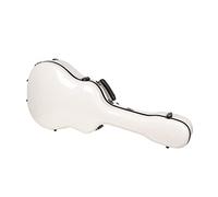 Étui Rigide en Fibre de Verre pour Guitare Jazz archtop 17" | Finition Brillante, Serrure TSA, intérieur Velours Bleu - Protection Professionnelle