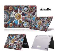 Étui rigide en marbre anti-rayures pour ordinateur portable, coque unisexe pour HUAWEI MateBook - For Honor Magicbook 14 - GEM Multi Color Ston