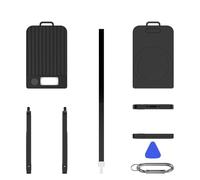 Étui Rigide en PC pour PLAUD Note/Note Pro (2025) Étui de Protection Antichoc, étanche et Anti-Chute avec lanière et Mousqueton (Noir)