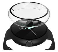 Étui rigide en polycarbonate XiHAMA (lot de 2) + protection d'écran compatible avec Google Pixel Watch2 (2023) / Pixel Watch 41 mm