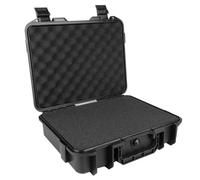 Étui Rigide, étui Rigide étanche aux Chocs avec éponge EVA, boîte de Rangement pour Outils de Transport avec poignée, Trou Verrouillage sécurité et Valve Guidage d'air pour Drones, appareils