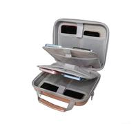 Étui Rigide EVA pour 8 Smartphones Antichoc Étui Rigide EVA(Gold Pink) | Dimensions 24x20x8cm, solide, transport pour facile, format compact, rangement optimisé maison