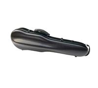 Étui rigide for violon 4/4, sac à dos givré en fibre de carbone composite, étui triangulaire avec double bandoulière Étui violon(Black 1)