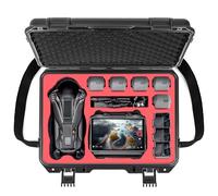 Étui rigide imperméable pour DJI Mavic 4 Pro/Combo/Cinéma | Valise de rangement tout-en-un avec mousse personnalisée, compatible avec télécommande RC 2/RC Pro 2, jusqu'à 9 batteries et station de