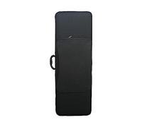 Étui rigide léger pour violon avec support d'instruments à cordes, noir, 1/8