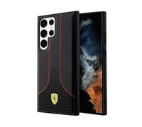 Etui rigide perforé Ferrari, Noir - Galaxy S23 Ultra