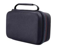 Étui rigide, petite boîte portable, organiseur polyvalent pour outils de camping, sac à outils compact pour la pêche en plein air, le camping, la randonnée et le fitness, 22 x 13 x 9 cm, noir