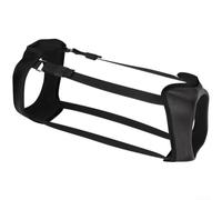 Étui rigide portable pour Anker pour Soundcore Motion Boom Plus - Protection antichoc - En cuir synthétique - Mousse EVA - Avec poignée - Finition noire - Coque pour équipement audio extérieur