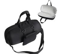 Étui rigide portable pour haut-parleur JBL Xtreme 5, étanche et portable, étui de transport avec poche latérale amovible et bandoulière pour la maison, l'extérieur et les voyages (noir avec intérieur