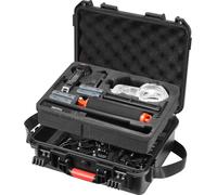 Étui Rigide Pour Appareil Photo Insta360 X5 Et Accessoires, Étui De Protection Étanche Et Rigide Pour Insta 360 X4/X5 Bundle Combo Kit Avec Bandoulière, Double Couche, Noir[SHY9290130]