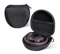 Étui rigide pour casque Beats Studio Pro, étui de rangement en EVA résistant aux chocs avec mousqueton, boîte de transport de voyage pour casques, marron (noir)